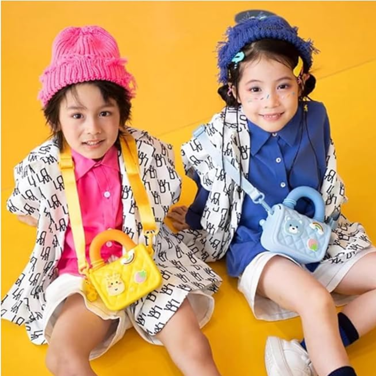 Picocici Kids Hand Bag Small Size - Blue - Yellow