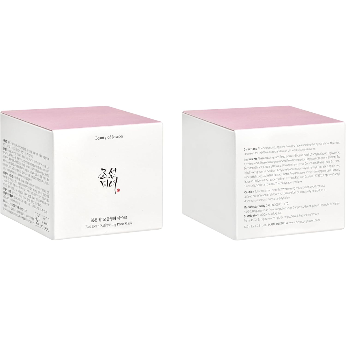Beauty of Joseon Red Bean Refreshing Pore Mask (140 ml)